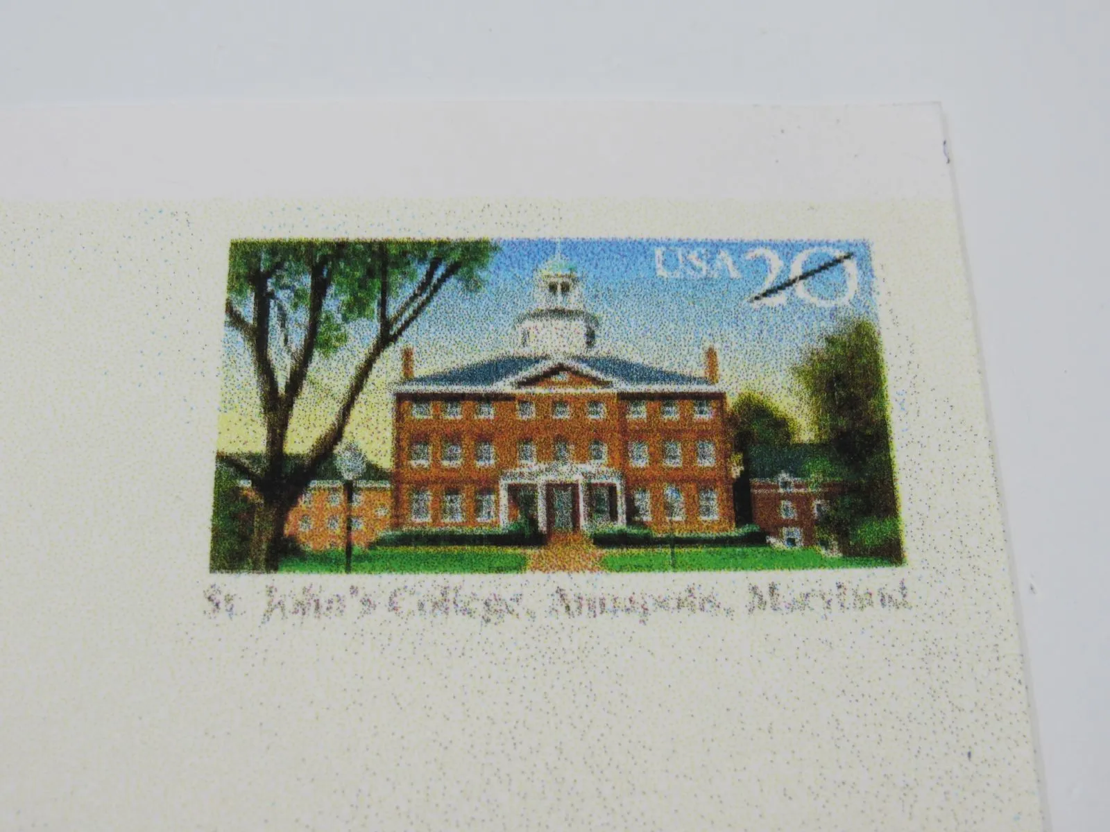 USPS Scott UX262 Vintage 20c St Johns College Mint Never Hinged/MNH Postal Card -- New