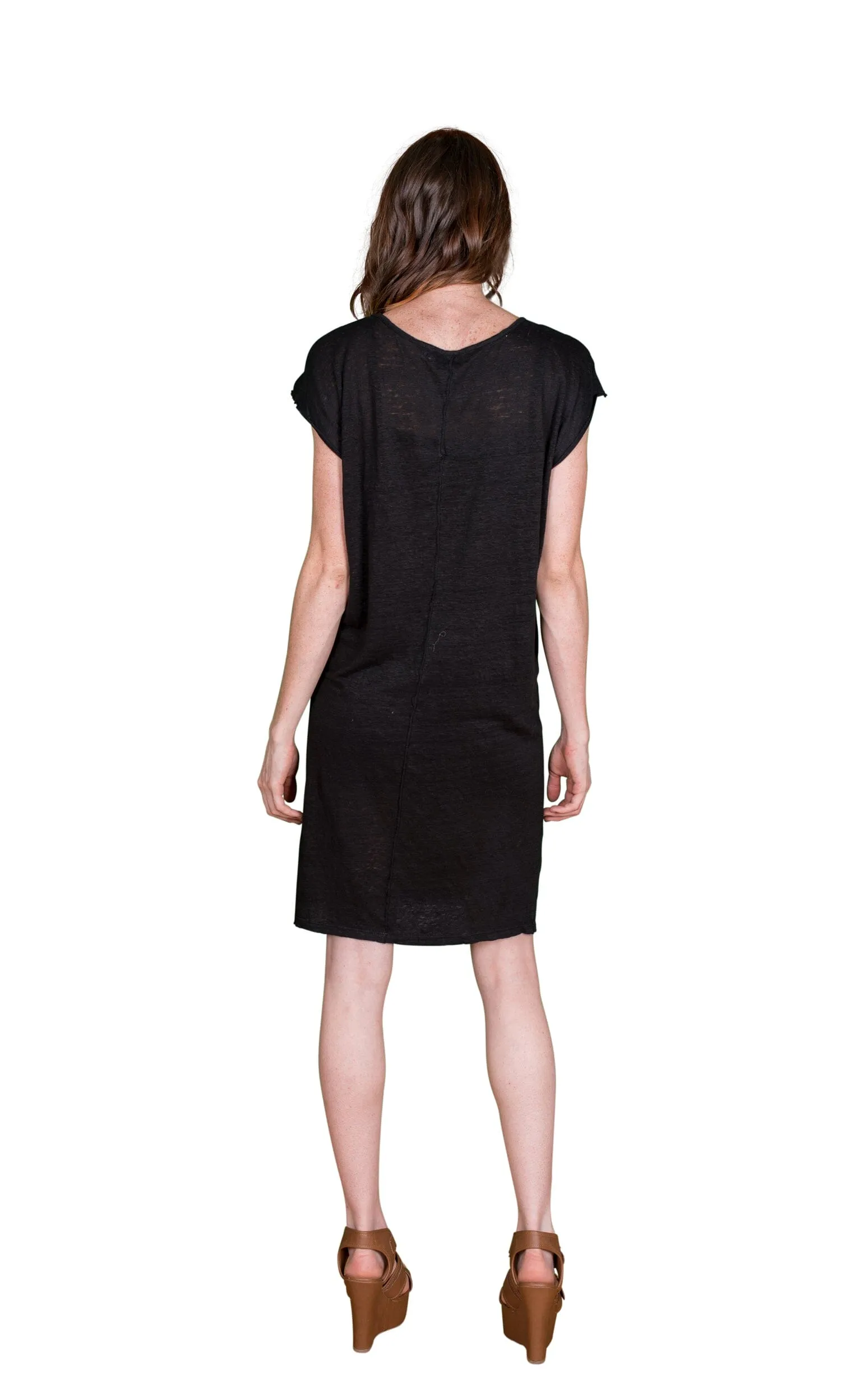 Velvet by Graham & Spencer Kezia Linen Knit Tee Dress