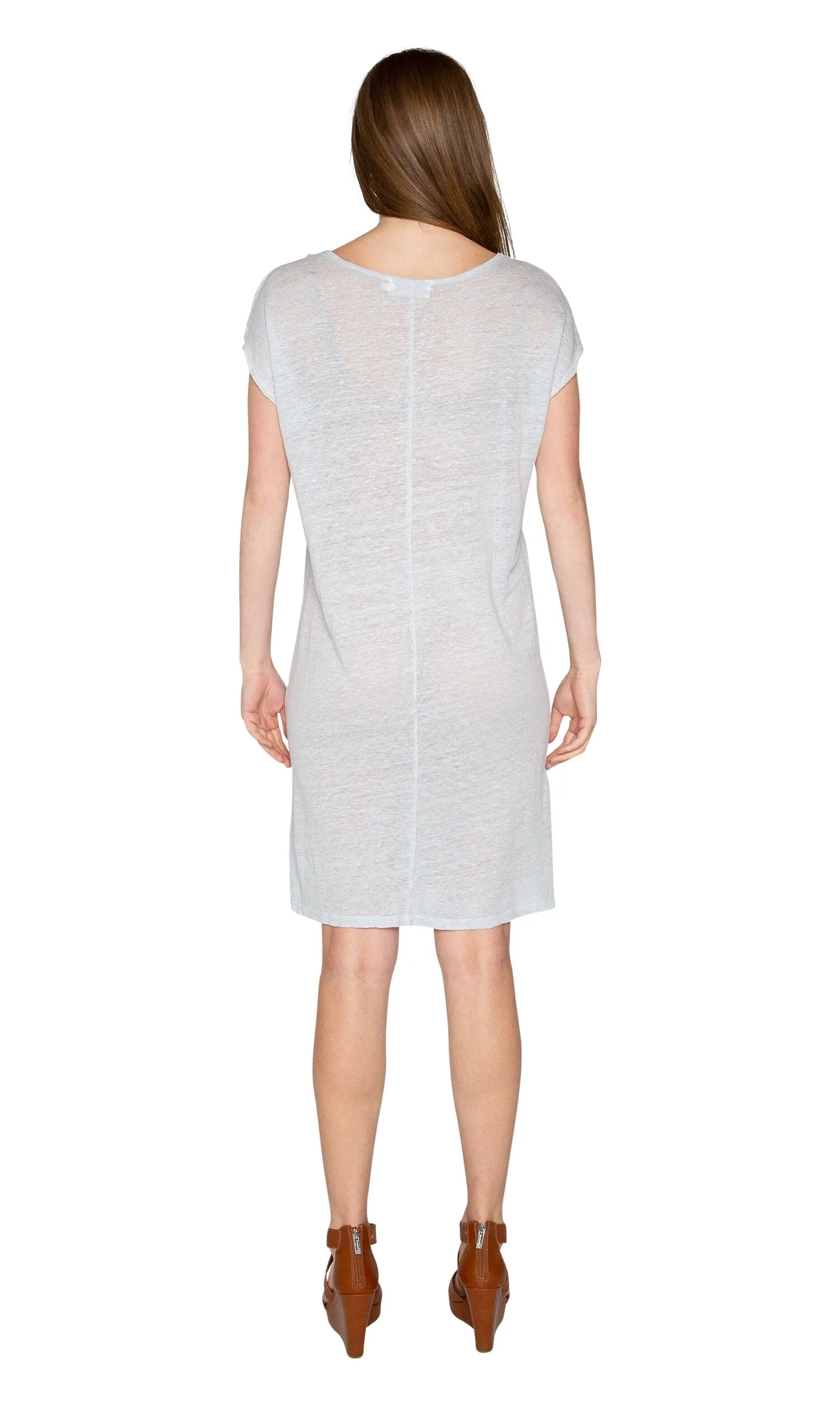 Velvet by Graham & Spencer Kezia Linen Knit Tee Dress
