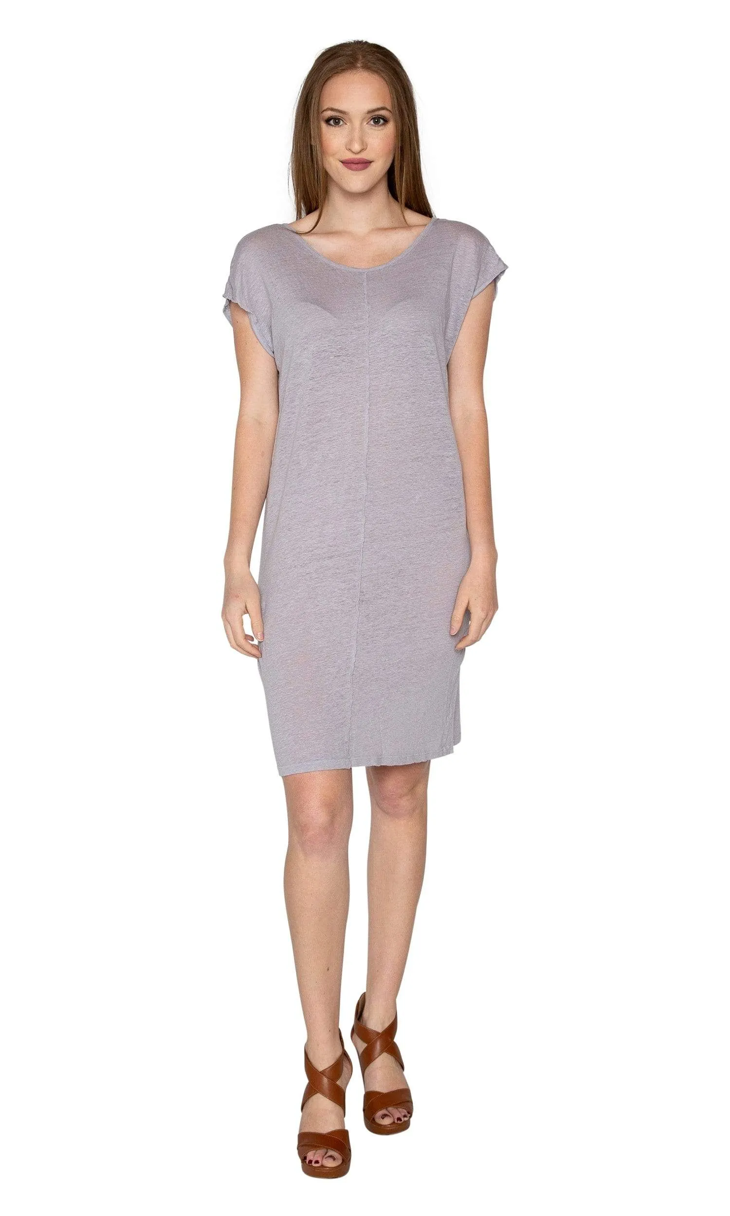 Velvet by Graham & Spencer Kezia Linen Knit Tee Dress