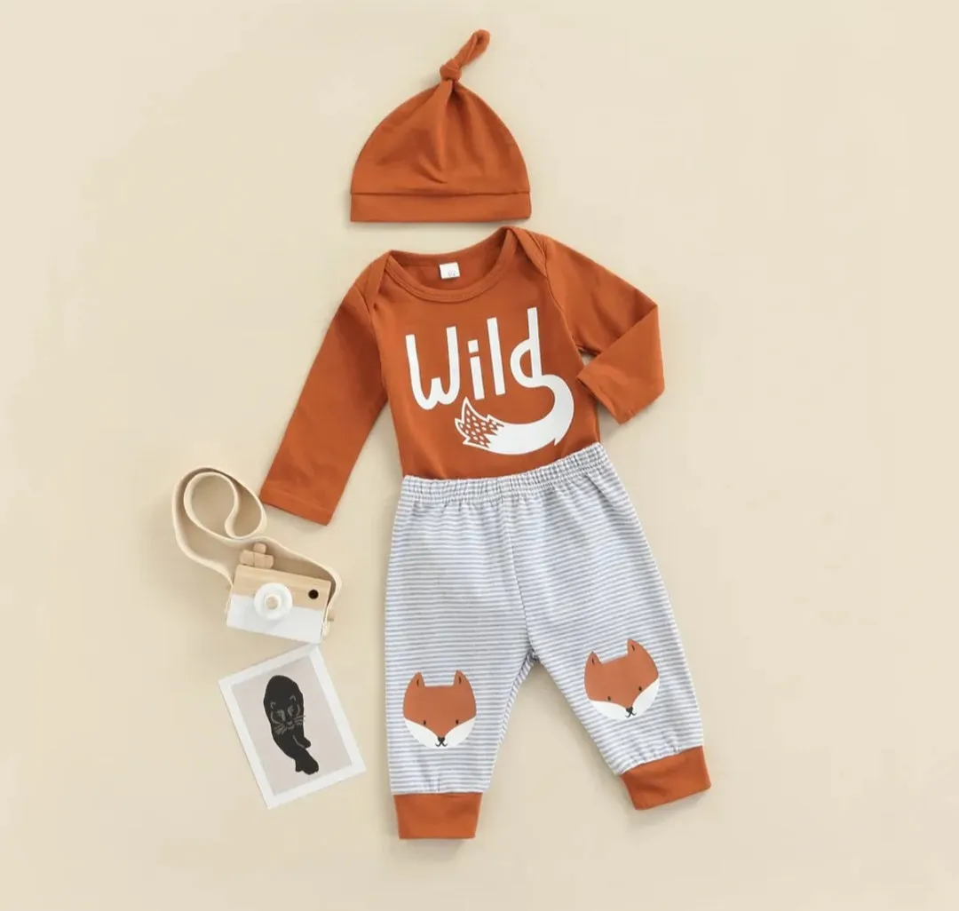 Wild Romper With FoxPants and Pumpkin Hat #2000342