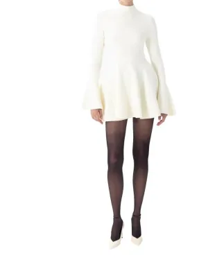 Wynne Knit Dress in Eggshell | Eggshell