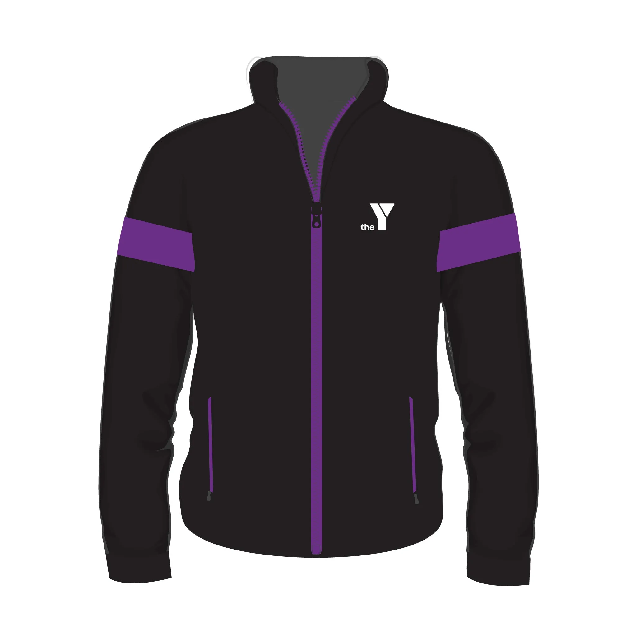 Y Track Jacket - Black/Purple (OSHC)