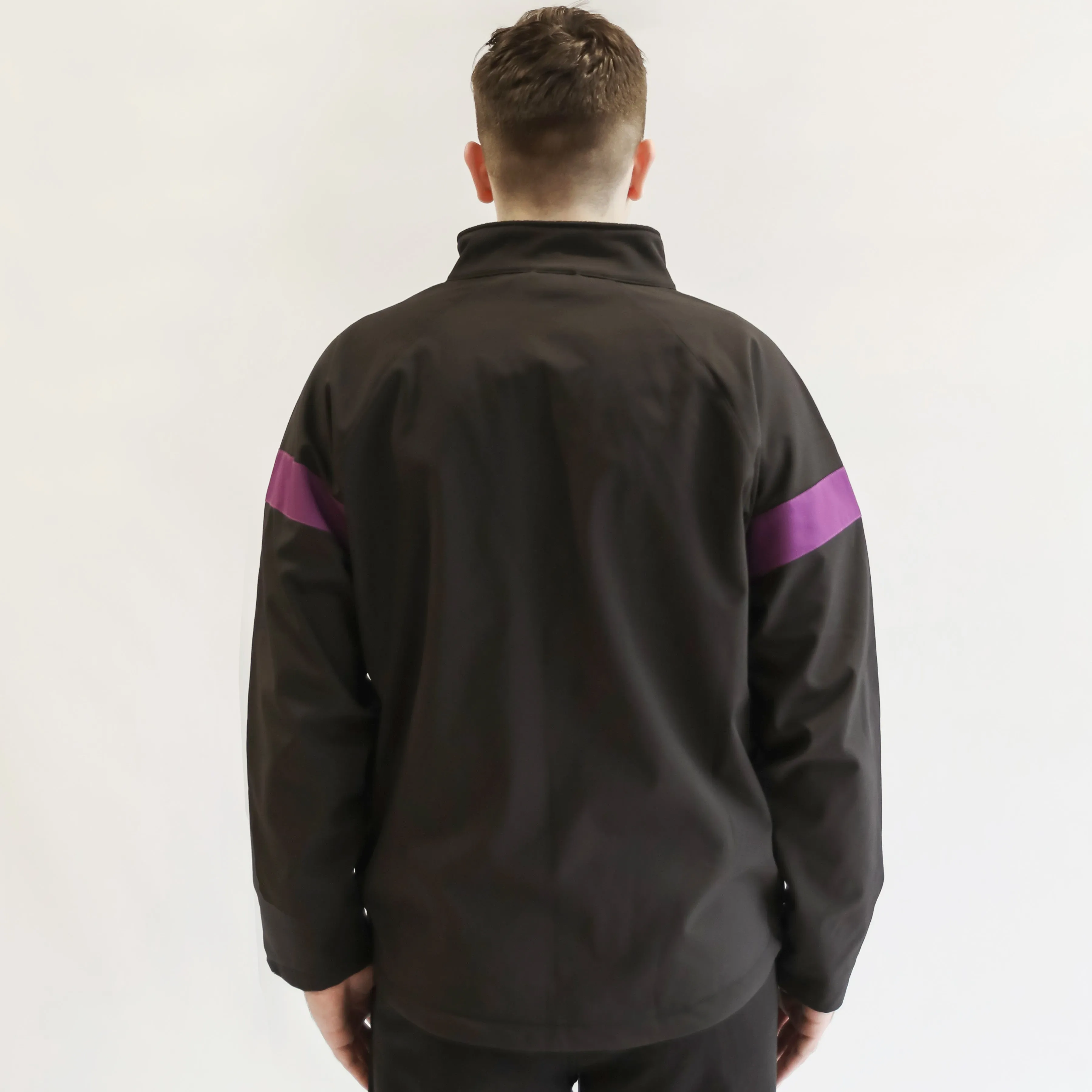 Y Track Jacket - Black/Purple (OSHC)
